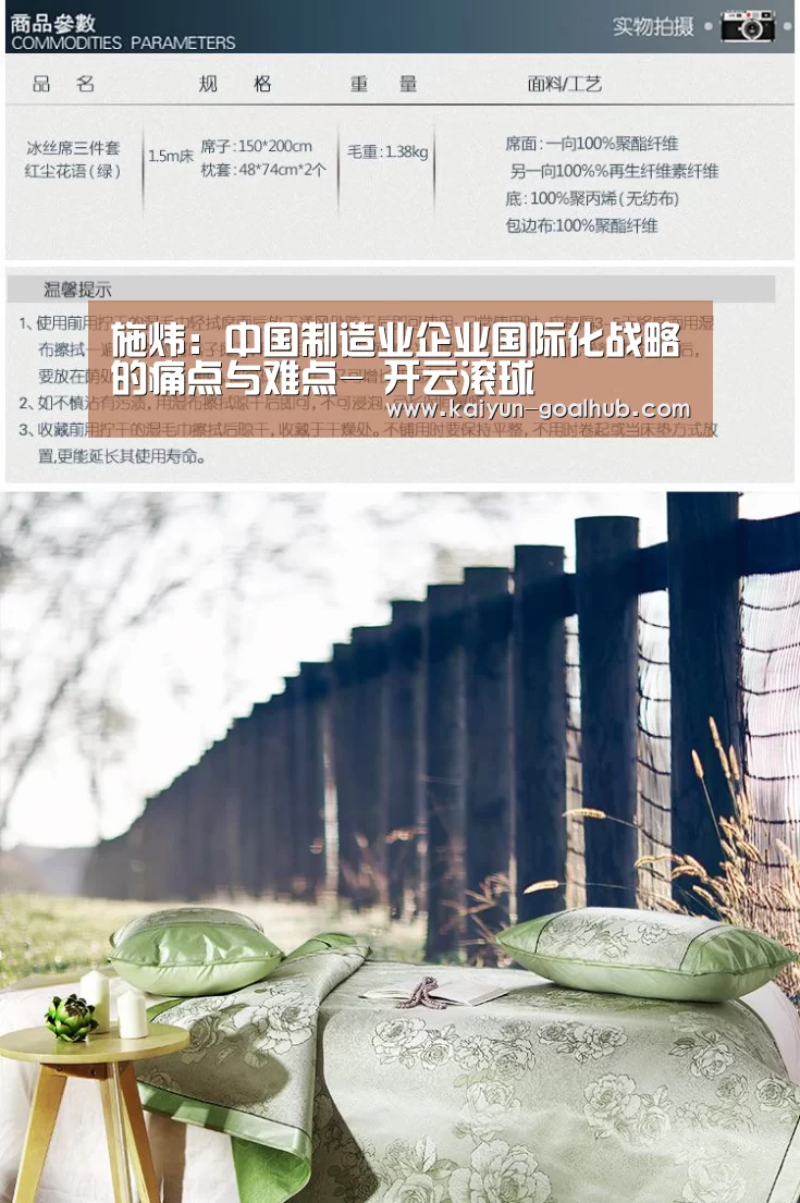 施炜：中国制造业企业国际化战略的痛点与难点- 开云滚球